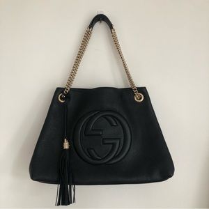Authentic Gucci Soho Chain Shoulder Bag